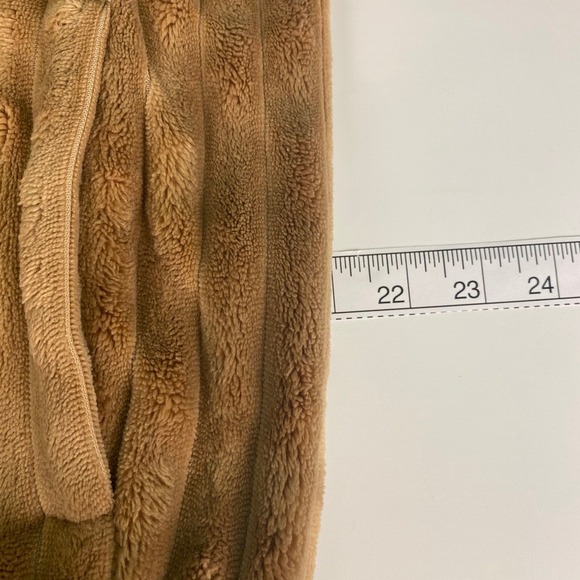 UGG Womens Med Cord Viviana Bomber Jacket Brown Soft Sherpa Collar Quilted Lined - Picture 8 of 13